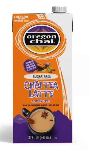 Photo 1 of *EXPIRES July 2022*
Oregon Chai Sugar Free Original - 32oz, 6 pk
