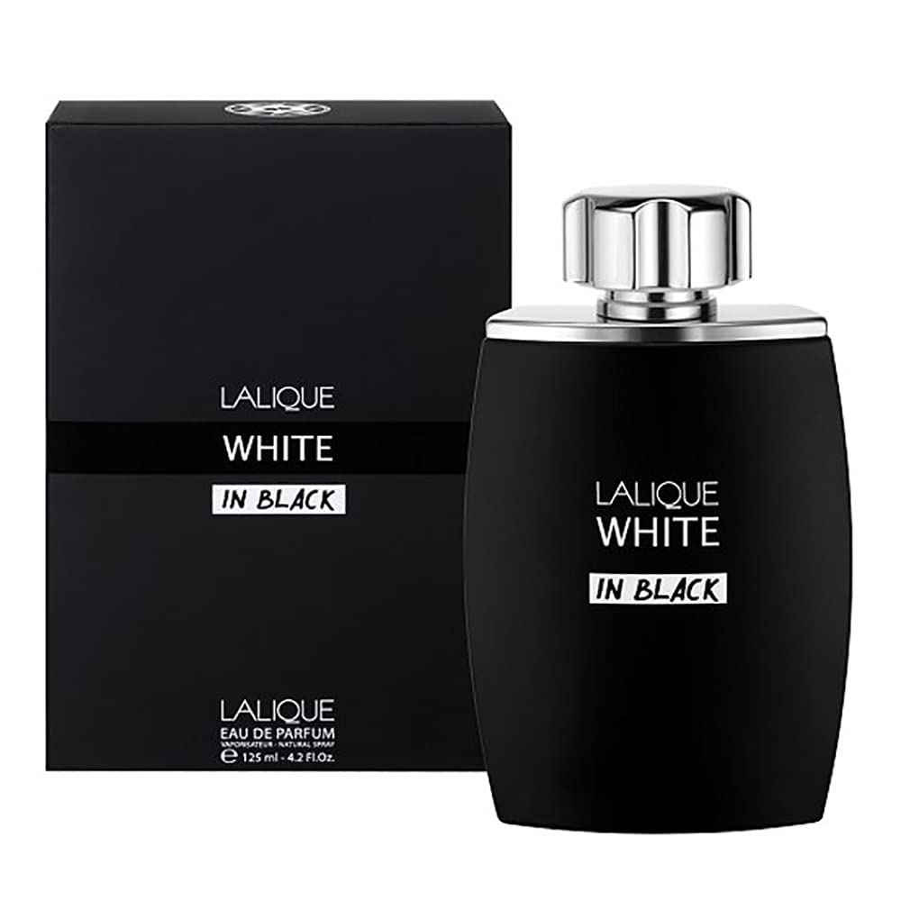 Photo 1 of *factory packaged/ sealed* 
Lalique Lalique White in Black 125ml EDP, Black, White in Black, 4.4 fl. oz.
