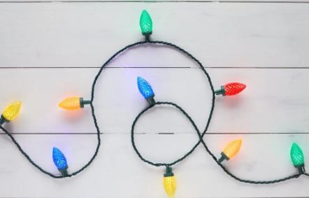 Photo 1 of *a few lights are out*
Home Accents Holiday 32.6 ft. 50-Light Multi Color LED C9 Light Set on Spool