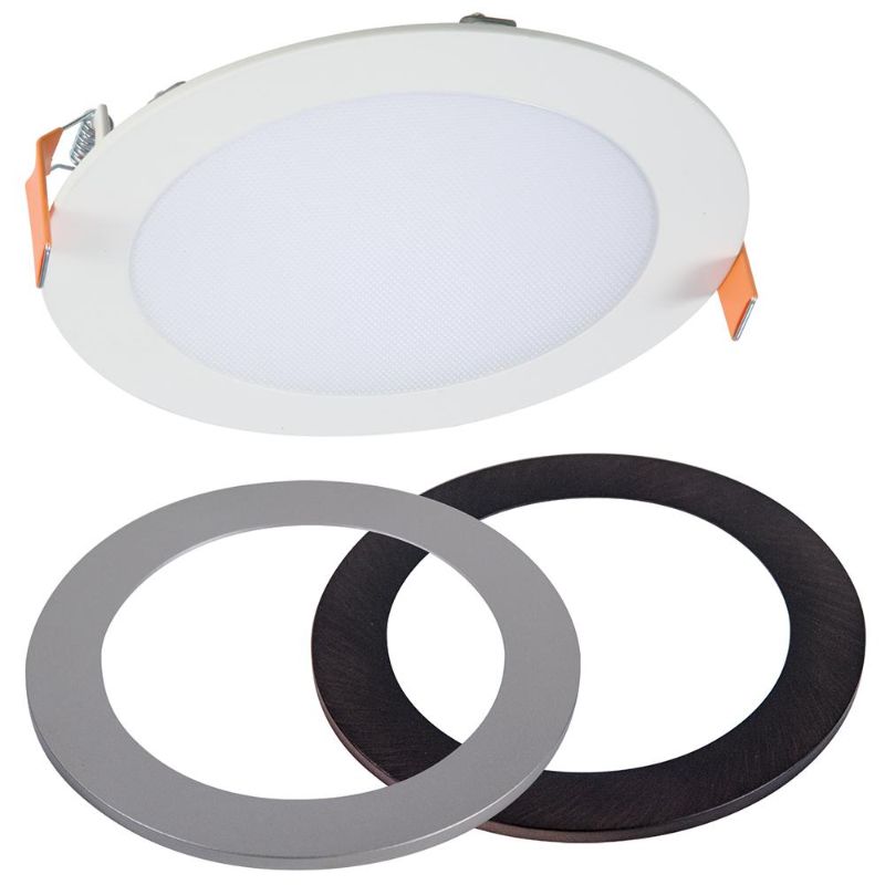 Photo 1 of 
Halo
HLB6 Series 6 in. 2700K-5000K Selectable CCT Integrated LED Downlight Recessed Light (1-Quantity) with Round 2 Trims