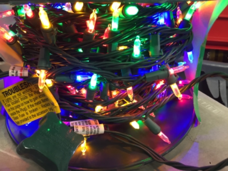 Photo 2 of 300 LED Color Changing Warm White to Multicolor Christmas Lights
