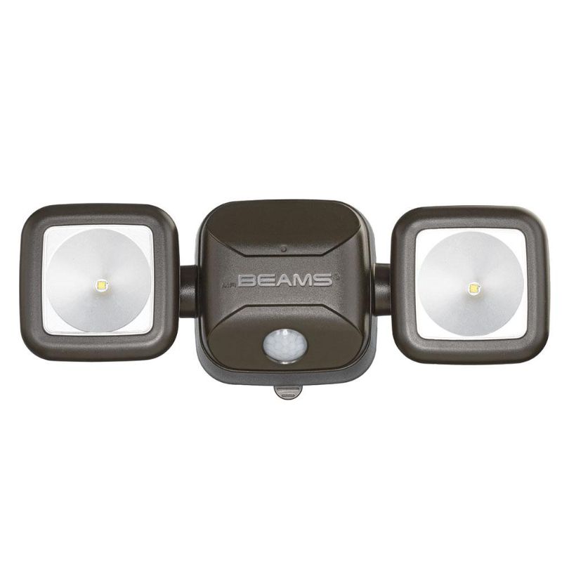 Photo 1 of Mr Beams
Outdoor 600 Lumen High Performance Battery Powered Motion Activated Integrated LED Security Light, Brown