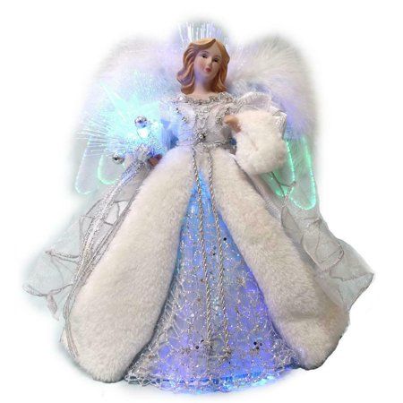 Photo 1 of Home Accents Holiday 12 in. LED Angel Silver Tree Topper***MISSSING CONNECTOR***
