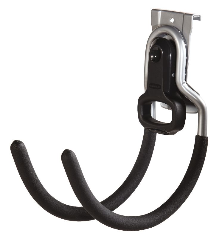 Photo 1 of (3) Rubbermaid FastTrack Garage Utility Hook, Grey
