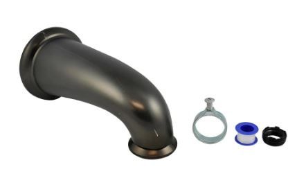 Photo 1 of *USED*
*MISSING pieces shown in stock picture* 
DANCO Universal 8 in. Tub Spout with Diverter in Oil Rubbed Bronze