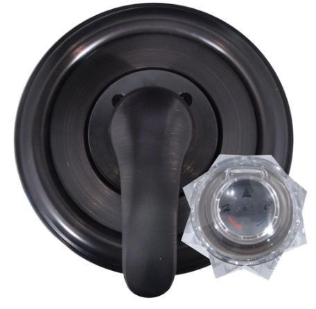 Photo 1 of DANCO 1-Handle Valve Trim Kit in Oil Rubbed Bronze for Delta Tub/Shower Faucets (Valve Not Included)