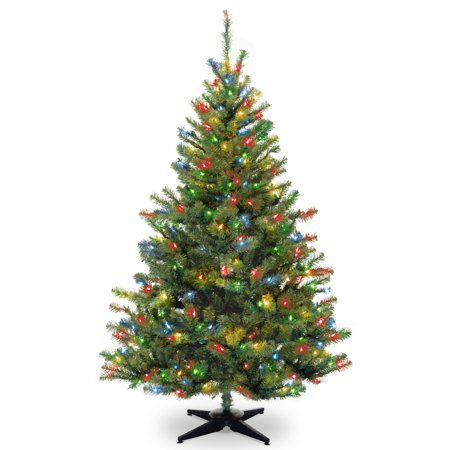 Photo 1 of *USED*
*MISSING feet*
National Tree Company Pre-Lit Artificial Medium Christmas Tree, Green, Kincaid Spruce, Multicolor Lights, 6 Feet
