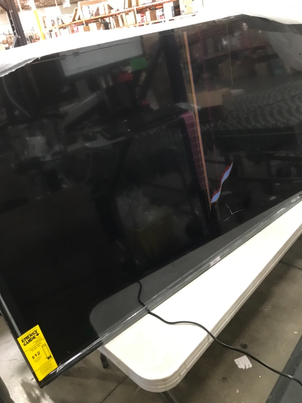 Photo 1 of *selling for PARTS, NO returns* 
*SEE last picture for damage*
TCL 55" Class 4-Series 4K UHD HDR Smart Roku TV – 55S435, 2021 Model
