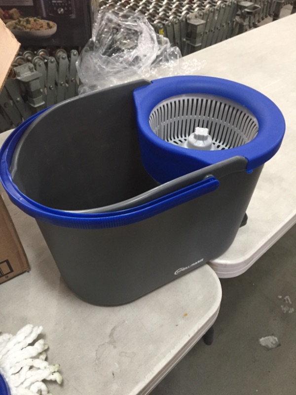 Photo 1 of *USED*
Simpli-Magic Gray and Blue Spin Mop with Foot Pedal with 3 Mop Heads 8 L
