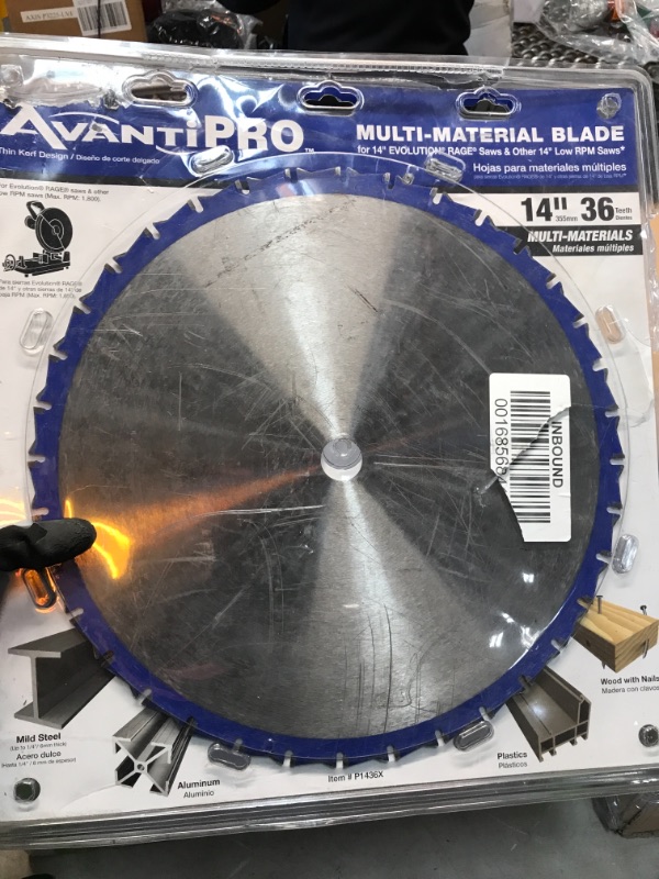 Photo 2 of *USED*
Avanti Pro 14 in. x 36-Tooth Multi-Material Circular Saw Blade