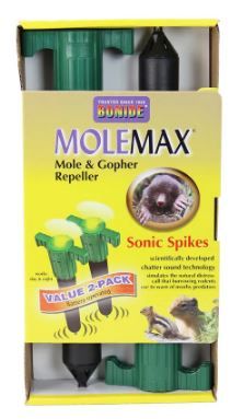 Photo 1 of *1 seems USED*
MOLEMAX Sonic Mole Spike Electronic Repellent 2-Pack
