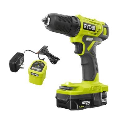 Photo 1 of *USED*
*MISSING battery*
RYOBI ONE+ 18V Cordless 3/8 in. Drill/Driver Kit with 1.5 Ah Battery and Charger