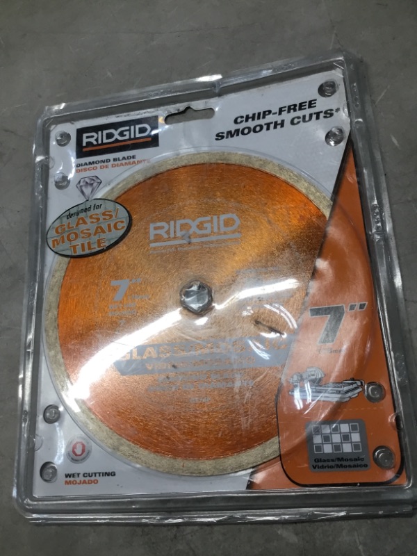 Photo 1 of RIGID 7 in. Glass Tile Blade
