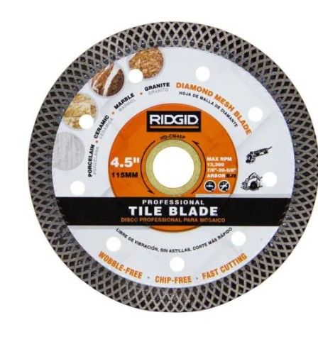 Photo 1 of RIDGID 4.5 in. Continuous Rim Blade with Mesh Rim