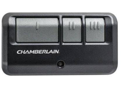 Photo 1 of (battery seems to be dead)
Chamberlain 3-Button Garage Door Remote Control