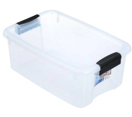 Photo 1 of *MISSING a lid*
Sterilite 18-Qt. Latch Storage Box, 2 Pk