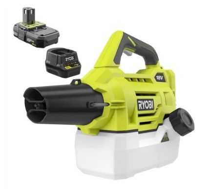 Photo 1 of RYOBI ONE+ 18V Cordless Battery Fogger/Mister with 2.0 Ah Battery and Charger