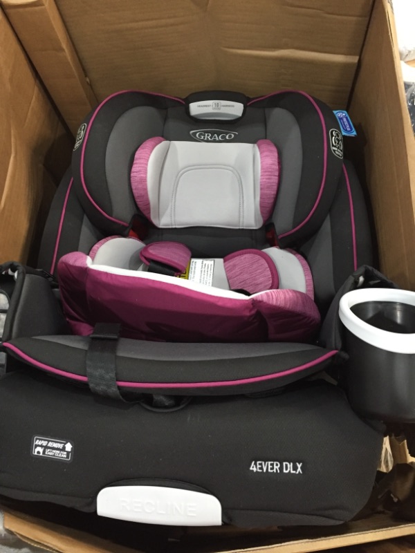 Photo 2 of Graco 4Ever DLX 4 in 1 Car Seat | Infant to Toddler Car Seat, with 10 Years of Use, Joslyn, 20x21.5x24 Inch
