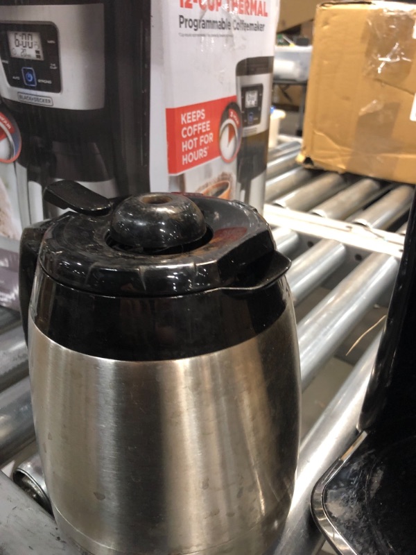 Photo 1 of Black Decker 12 Cup Thermal Programmable Coffee Maker - All
