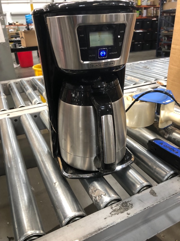 Photo 1 of Black Decker 12 Cup Thermal Programmable Coffee Maker - All
