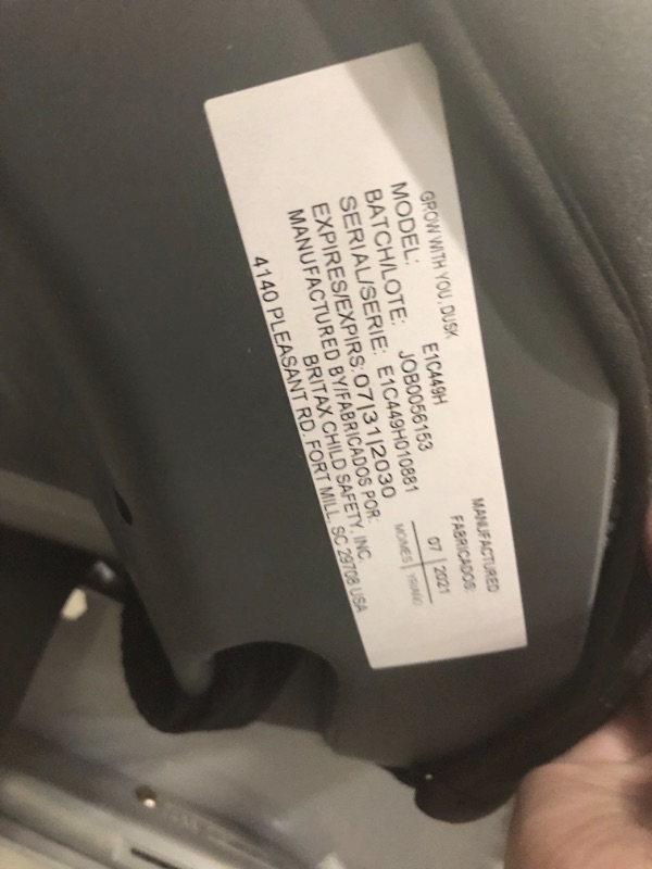 Photo 1 of Britax Grow with You Dusk Booster Car Seat

