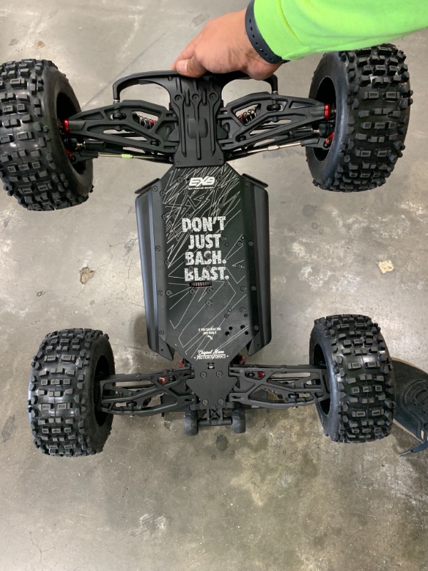 Photo 1 of ARRMA RC Truck 1/8 Outcast 6S BLX 4WD Extreme Bash Stunt Truck RTR (Battery and Charger Not Included), Black, ARA8710

