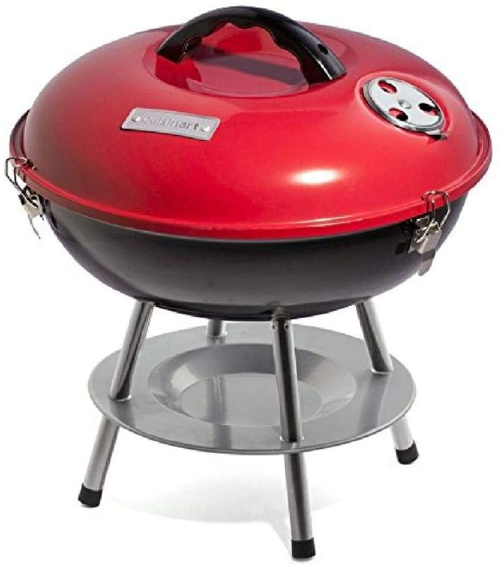 Photo 1 of **incomplete* Cuisinart CCG190RB Inch, 14.5" x 14.5" x 15", Portable Charcoal Grill, 14" (Red)
