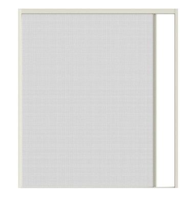 Photo 1 of 72 in. x 75 in. Reversible White Aluminum Prehung Retractable Screen Door
