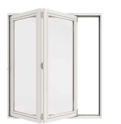 Photo 1 of 72 in. x 80 in. Primed Fiberglass Left-Hand Full-Lite F-2500 2-Panel Folding Patio Door Kit
by JELD-WEN
