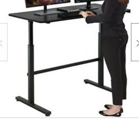 Photo 1 of Standing Desk Converter Height Adjustable Desk Computer Workstation Desk Black
