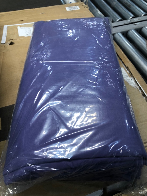 Photo 1 of Amazon Basics 7-Piece Lightweight Microfiber Bed-In-A-Bag Comforter Bedding Set - Full/Queen, Purple Floral
