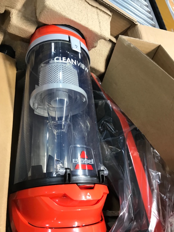 Photo 4 of Bissell Cleanview Bagless Vacuum Cleaner, 2486, Orange
