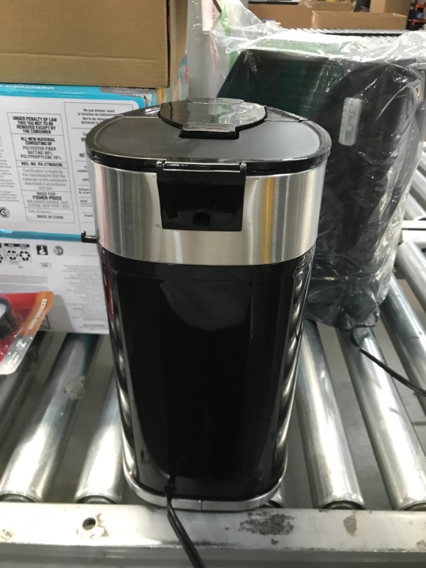 Photo 4 of Hamilton Beach Scoop Single Serve Coffee Maker, Fast Brewing, Stainless Steel (49981A)
