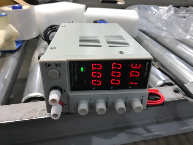 Photo 4 of Wanptek NPS306W 110V/220V 0-30V 0-6A Adjustable Digital DC Power Supply 180W Regulated Laboratory Switching Power Supply
