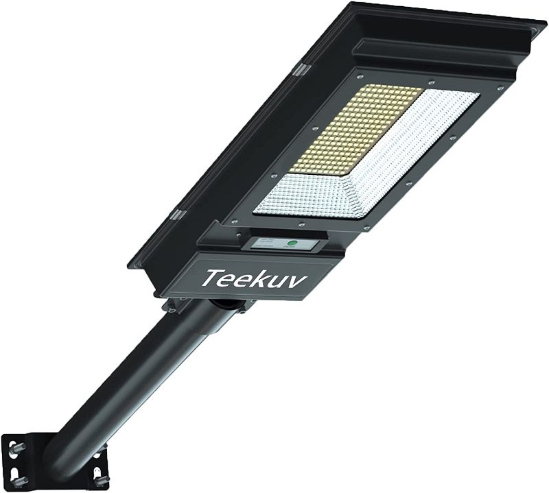 Photo 1 of 6000LM Solar Street Light,120 LEDs Solar Powered Dusk to Dawn Outdoor Motion Lights,LED Security Flood Light for Yard,Garden and Playground,IP65 Waterproof Commerical Light,Pack of 1
