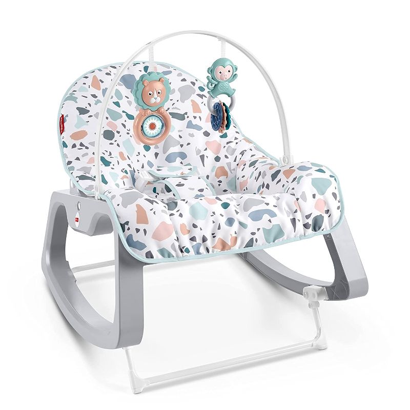 Photo 1 of 
Fisher-Price Infant-to-Toddler Rocker - Pacific Pebble, Portable Baby Seat, Multi
Style:Pacific Pebble