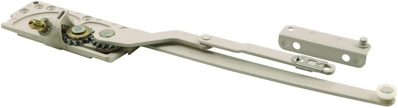 Photo 1 of 
Prime-Line Products TH 23077 Entrygard Dual Arm Right-Hand Casement Window Operator with Stud Bracket – Repair Broken Windows,Gray
Style:Right Hand