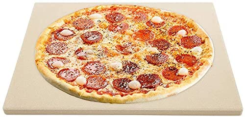 Photo 1 of 
KEESHA Pizza Stone Grilling Stone 15” X 12" Ceramic Baking Stone, Durable and Safe, Thermal hock Resistant Perfect Ceramic Baking Tools for BBQ
Size:15 x 12 inch