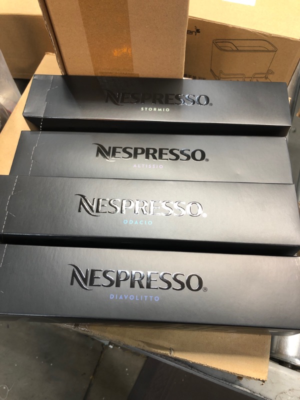 Photo 2 of 
Nespresso Capsules Vertuo , Intense Variety Pack, Dark Roast Coffee, 40 Count Coffee Pods, Brews 7.77 and 1.35 fl Ounce
Style:Intense Variaty Pack