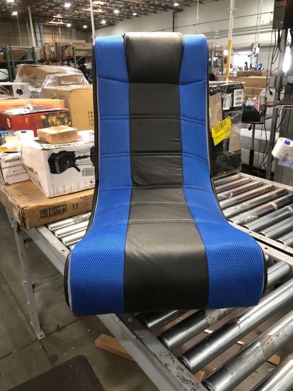 Photo 5 of 
X Rocker 2.1 Sound V Rocker Foldable Video Gaming Floor Chair
Color:Blue/Black/Gray