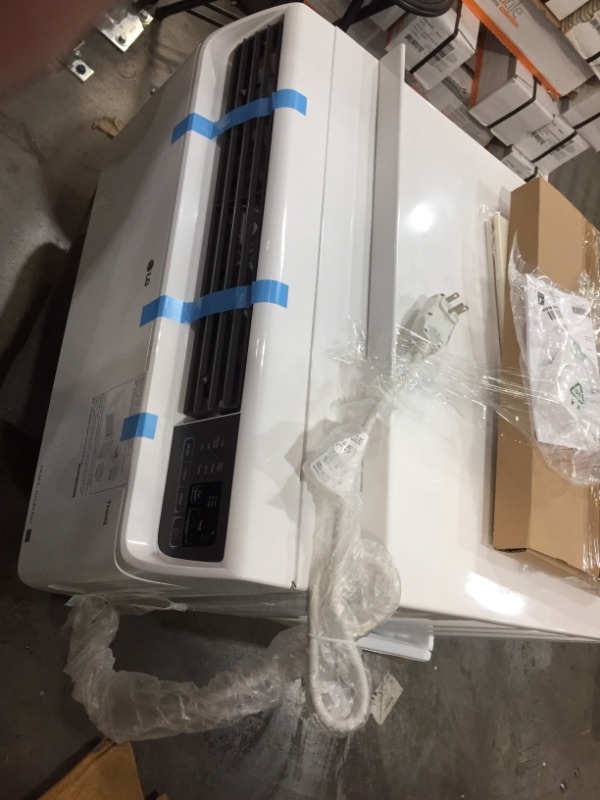 Photo 4 of 18,000 BTU 230/208-Volt Dual Inverter Smart Window Air Conditioner LW1817IVSM with WiFi and Remote in White
