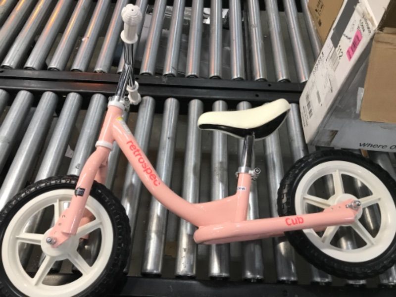 Photo 2 of Retrospec Cub Kids Balance Bike No Pedal Bicycle - Beginner Toddler Bike - Steel Frame & Air-Free Tires - Girls & Boys 2-5 Years
