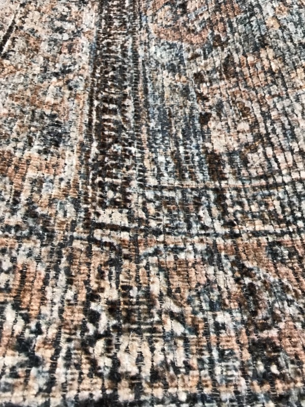 Photo 3 of Amber Lewis x Loloi Billie Collection BIL-05 Denim / Blush 6' x 9' Area Rug
