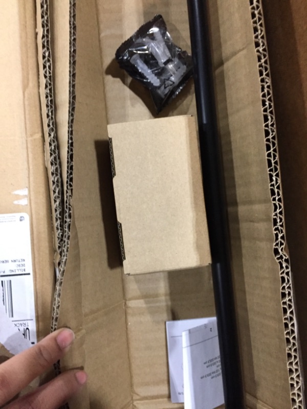 Photo 1 of  H.VERSAILTEX Window Curtain Rods for Windows 48 to 84 Inches Adjusts Decorative 3/4 Inch Diameter Single Window Curtain Rod Set with West Square Classic...
