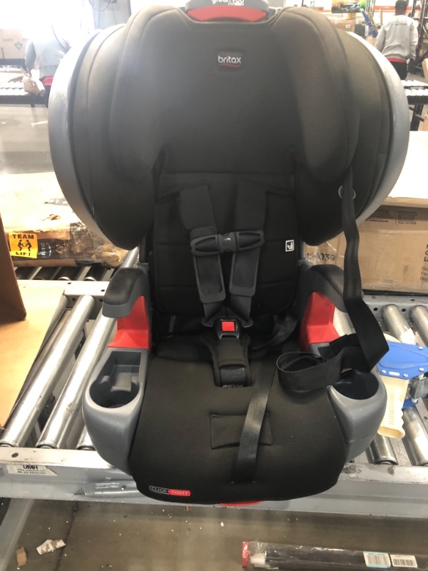 Photo 2 of Britax Grow with You ClickTight Plus Harness-2-Booster Car Seat, Jet Safewash Fabric
