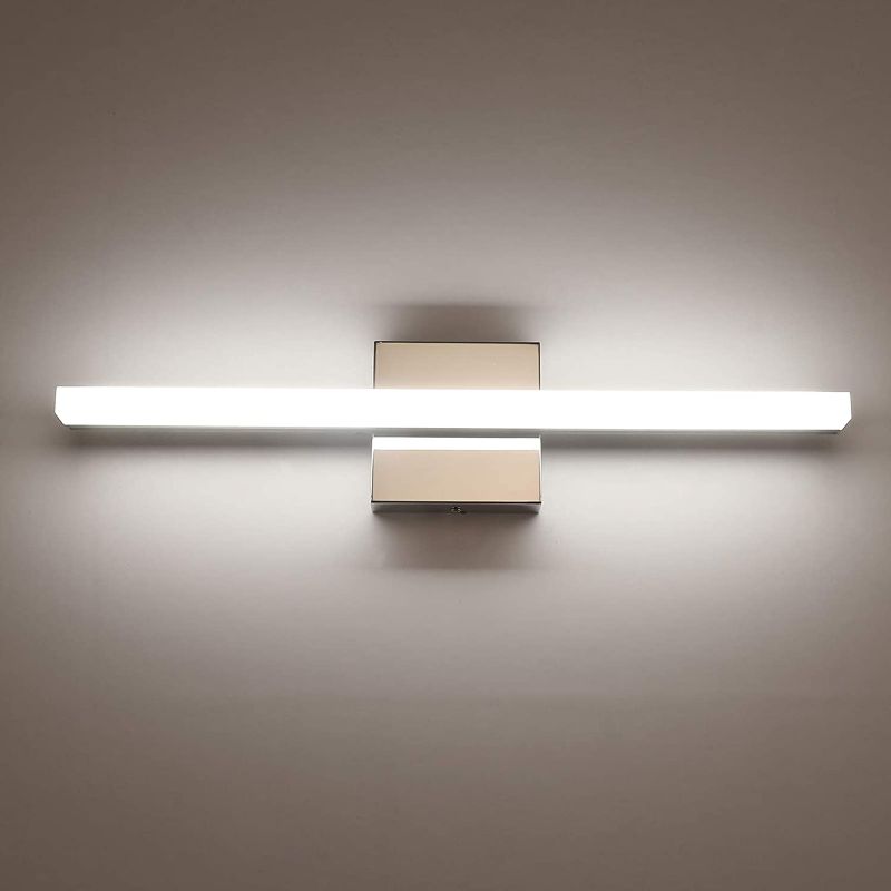 Photo 1 of Combuh LED Bathroom Vanity Light Wall Light 24 Inch 14W IP44 Mirror Lighting Fixture Indoor Wall Lamp Chrome Modern Neutral White 4000K
