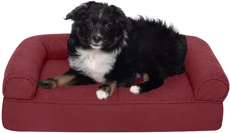 Photo 1 of **SLIGHTLY DIFFERENT FROM STOCK PHOTO**
Foam Pet Beds for Small - Plush and Suede Sofa, Comfy Couch Dog Bed, and More