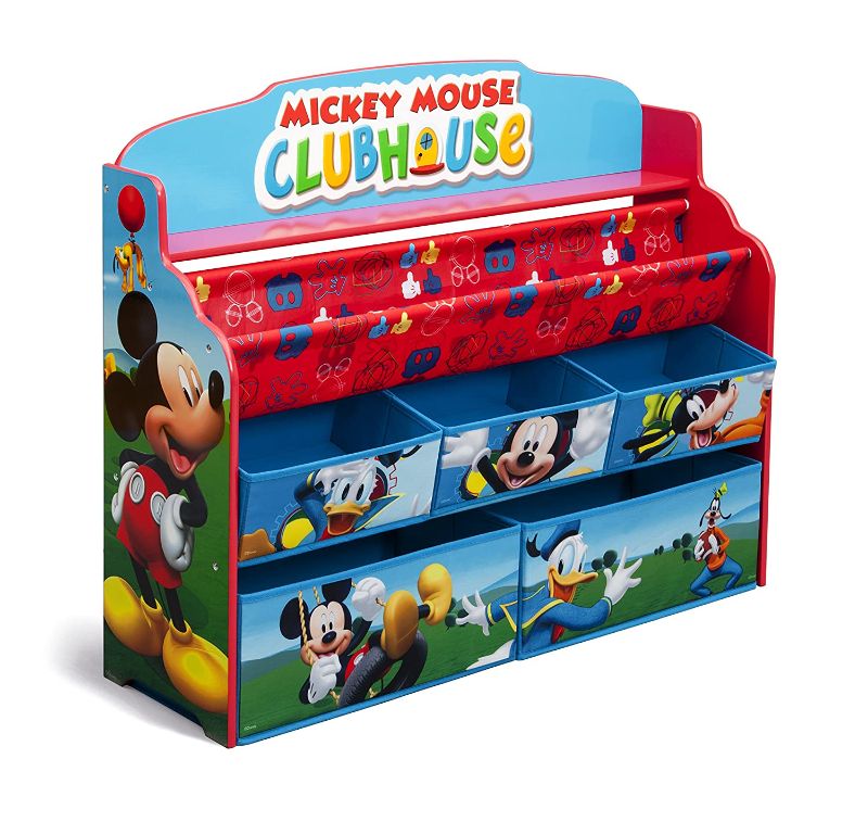 Photo 1 of **INCOMPLETE**
Delta Children Deluxe Book & Toy Organizer, Disney Mickey Mouse
