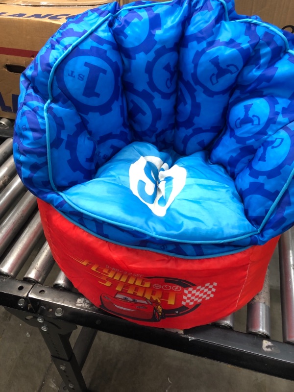 Photo 2 of Disney Pixar Cars Toddler Bean Bag Chair, Blue,
