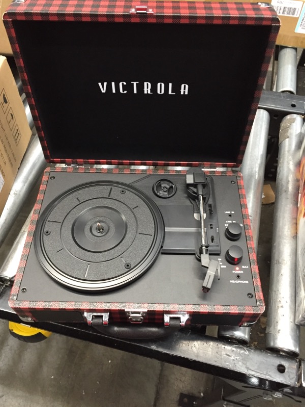 Photo 2 of Victrola Vintage Bluetooth Portable Suitcase Record Player
